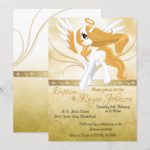 Invitaciones al bautismo de Unicornio por parte de