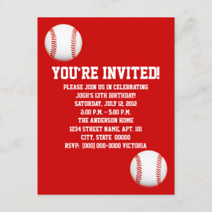 Invitaciones al béisbol