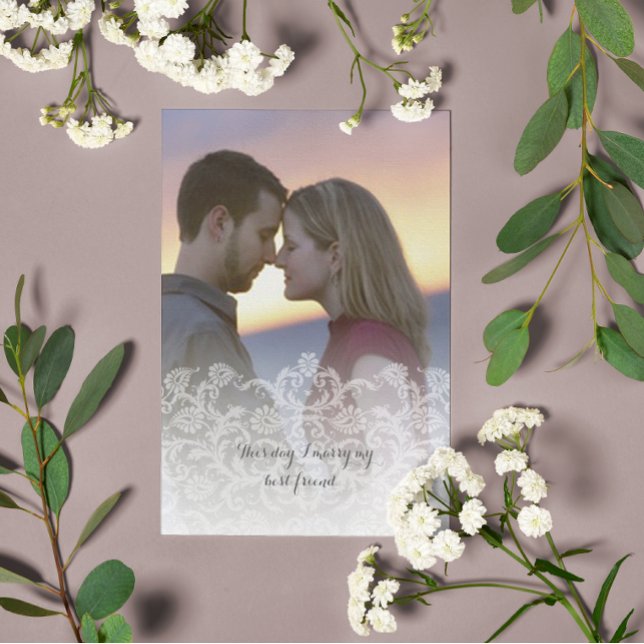 Invitaciones al Boda fotográfico Vintage Heirloom  (Subido por el creador)