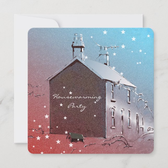 Invitaciones al calentamiento de las casas de nuev (Anverso)