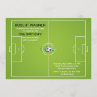 Invitaciones al campo de fútbol
