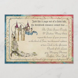 Invitaciones al cuento de hadas de la princesa