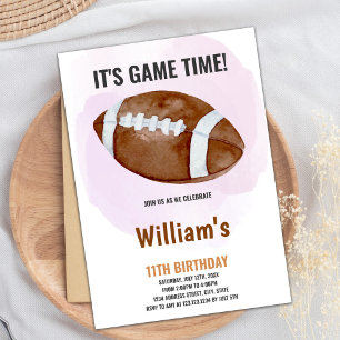 Invitaciones al cumpleaños de Big Ball Football
