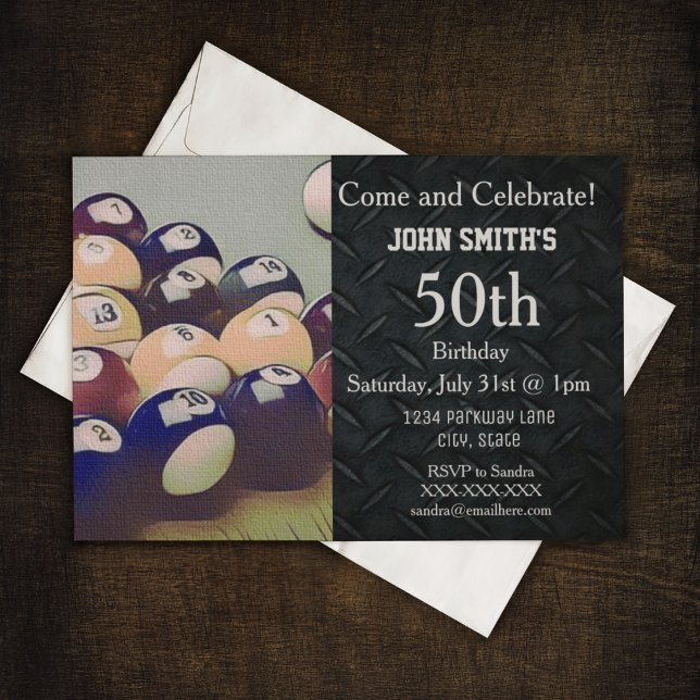 Invitaciones al cumpleaños de hombres para adultos (Subido por el creador)