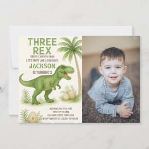 Invitaciones al cumpleaños de los dinosaurios con 