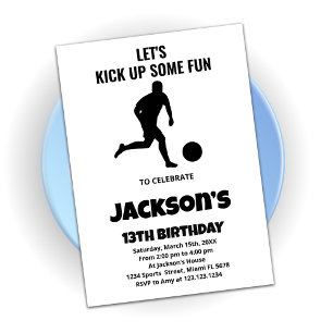 Invitaciones al cumpleaños del fútbol en curso