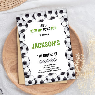 Invitaciones al cumpleaños del partido Ball Fram S