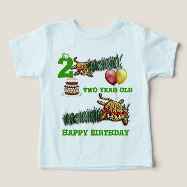 Invitaciones al cumpleaños del Safari Leopard Ultr (Diseño delantero )