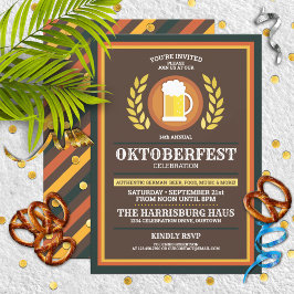 Invitaciones al festival anual Oktoberfest