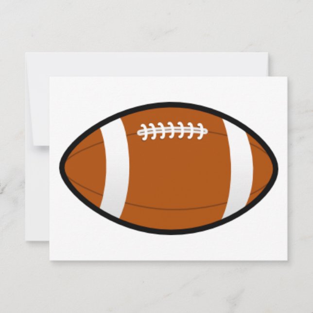 Invitaciones al fútbol Personalizable (Anverso)