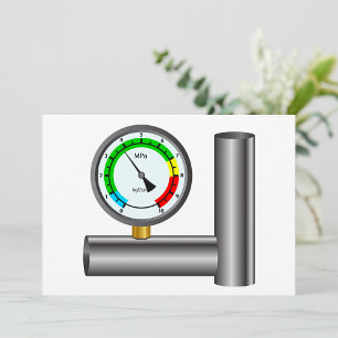 Invitaciones al Manómetro de Gas