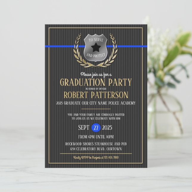 Invitaciones al partido de graduación de la Academ (Anverso de pie)
