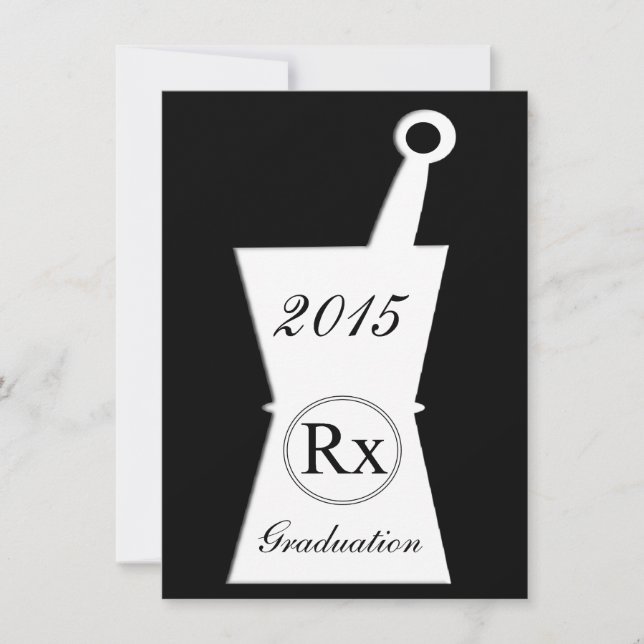 Invitaciones al Partido de Graduación Farmacéutica (Anverso)