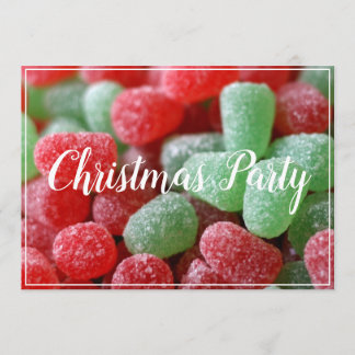 Invitaciones al Partido de los Navidades Rojo y Ve