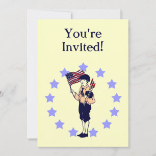 Invitaciones al Partido Personalizado de la Bander