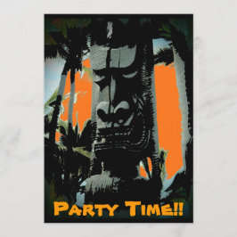 Invitaciones al personalizable temático de Hawaii