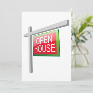 Invitaciones al Rótulo de Open House