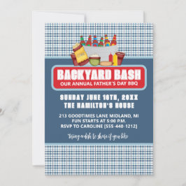 Invitaciones anuales de barbacoa del Día del Padre