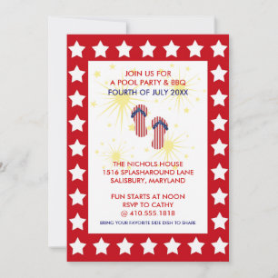 Invitaciones anuales del partido del 4 de julio