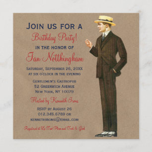 Invitaciones apuestas de la fiesta del cumpleaños