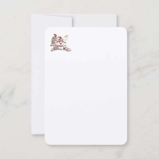 Invitaciones : Baby Kitten (Anverso)