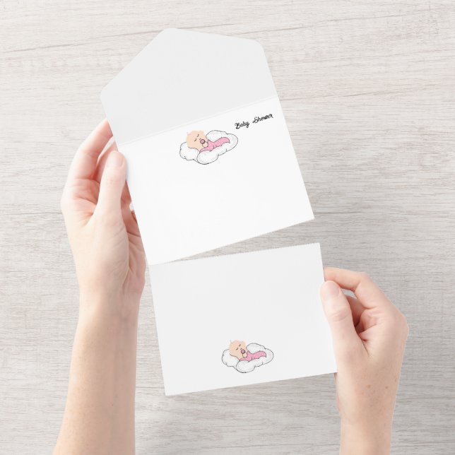 Invitaciones : Baby Shower (desgarro)