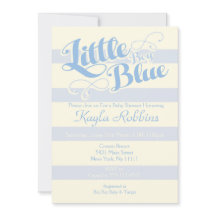 Invitaciones Baby Shower, Little Boy Blue