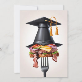 invitaciones bbq modernas para graduación