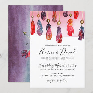 Invitaciones bodas de espíritu libre bohemias