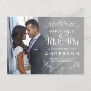 Invitaciones Bodas oficiales - Gris