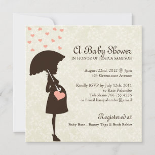 Invitaciones caprichosas de Baby Shower