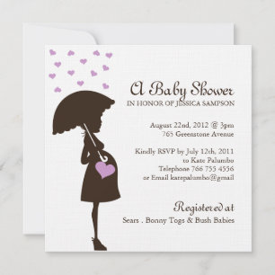 Invitaciones caprichosas de Baby Shower