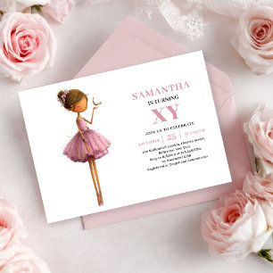 Invitaciones caprichosas de cumpleaños de niña had