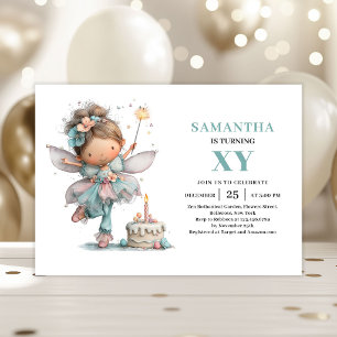 Invitaciones caprichosas pastel para el tercer cum