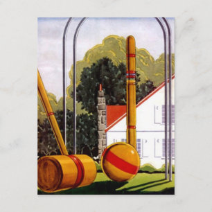 Invitaciones casuales de césped croquet de la Reun