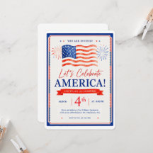 invitaciones celebrando el 250º de Estados Unidos