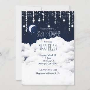 Invitaciones celestes de Starry Night Sky