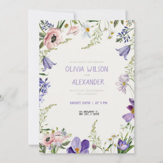 Invitaciones clásicas a la boda con un toque moder