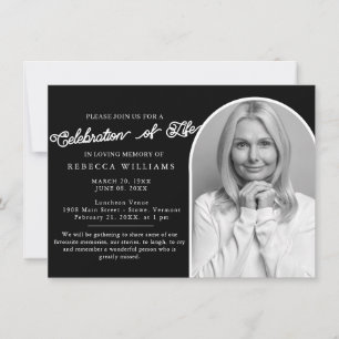 Invitaciones Clásicas Mínimas para Celebración de 