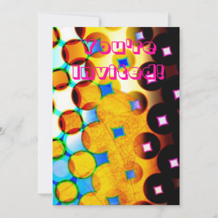 Invitaciones coloridas