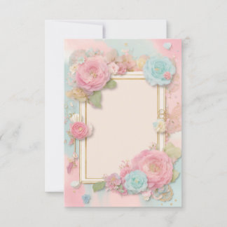 Invitaciones coloridas para parientes y amigos