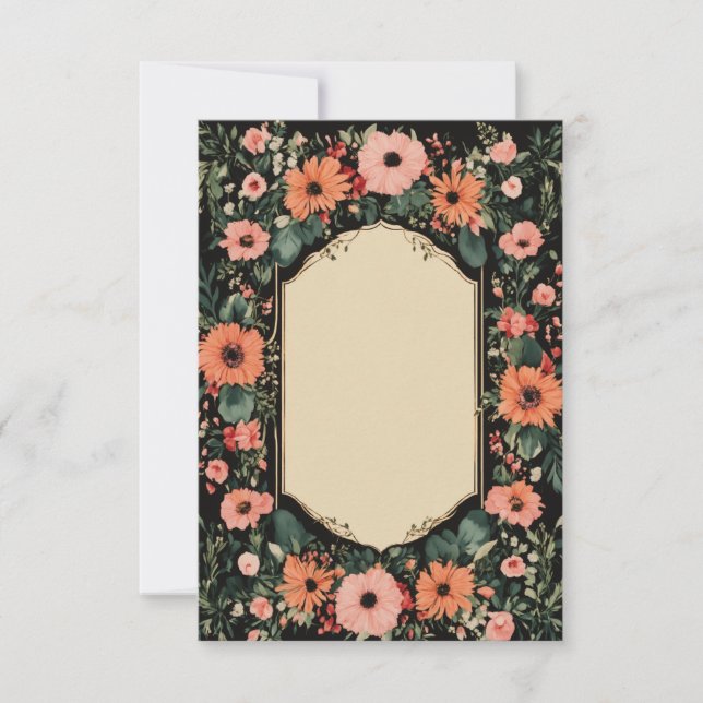 Invitaciones coloridas para parientes y amigos (Anverso)