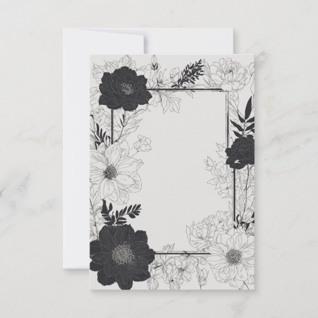 Invitaciones coloridas para parientes y amigos (Anverso)