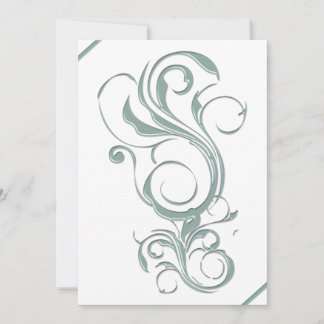 Invitaciones con aspecto de jade gris realzado