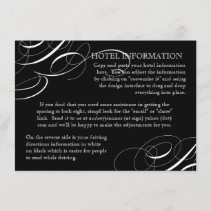 Invitaciones con Caligrafía de Remolino para Comer