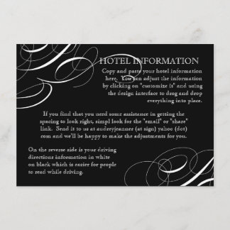 Invitaciones con Caligrafía de Remolino para Comer