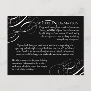 Invitaciones con Caligrafía de Remolino para Comer