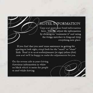 Invitaciones con Caligrafía de Remolino para Comer