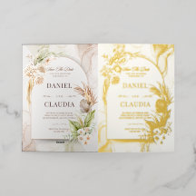 Invitaciones con Foil: Brillo Elegante para Moment