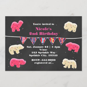 Invitaciones con Purpurina para Fiesta de Cumpleañ